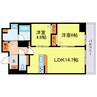 サンエール南堀江 2LDKの間取り