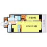 サンエール南堀江 1LDKの間取り