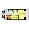 サンエール南堀江 1LDKの間取り