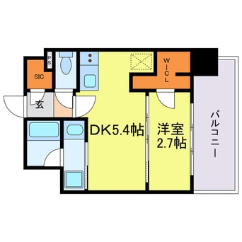 間取図 ジオエント梅田北リバーフロント
