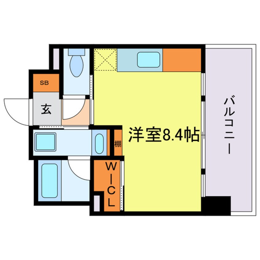 間取図 ジオエント梅田北リバーフロント