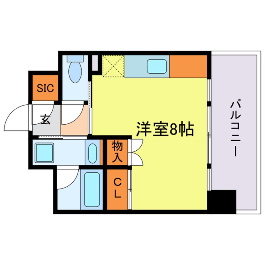間取図 ジオエント梅田北リバーフロント