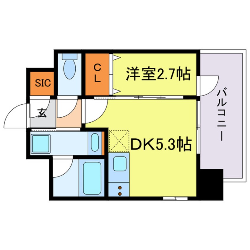 間取図 ジオエント梅田北リバーフロント