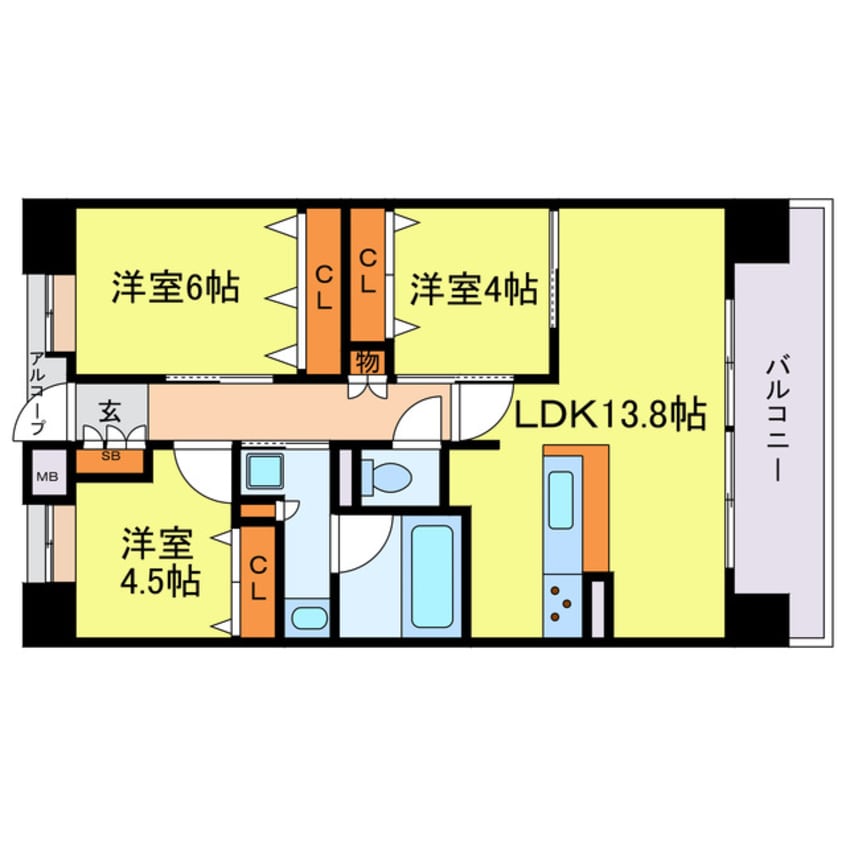 間取図 ハルモシティ