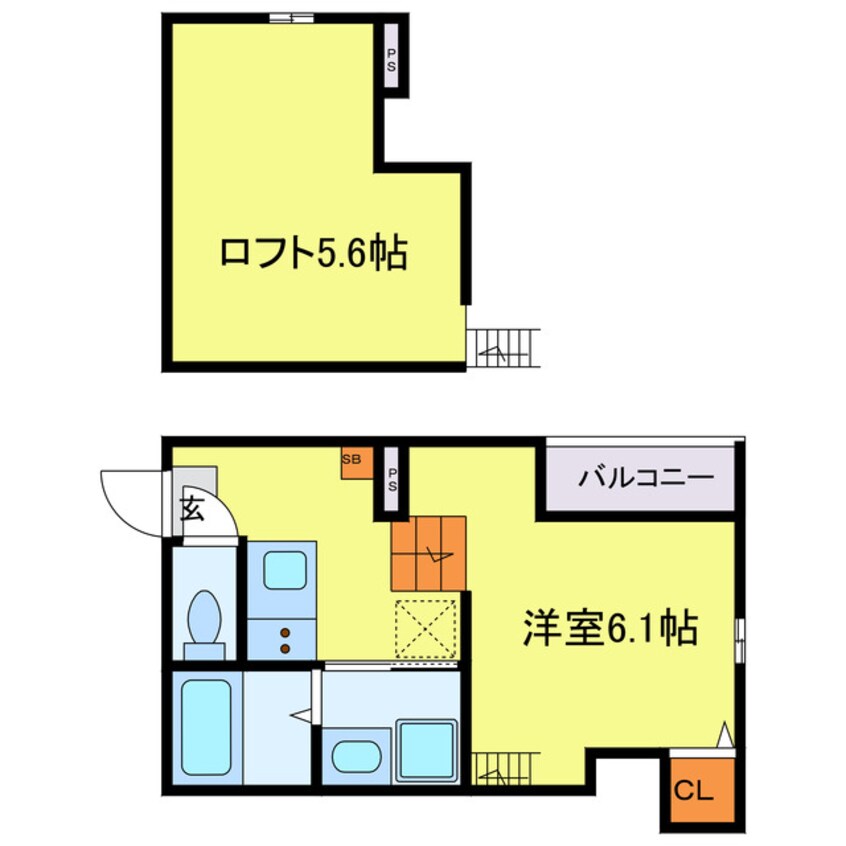 間取図 スカイフラット姫島