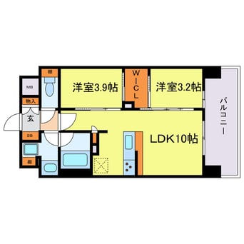間取図 ソルレヴェンテ新梅田
