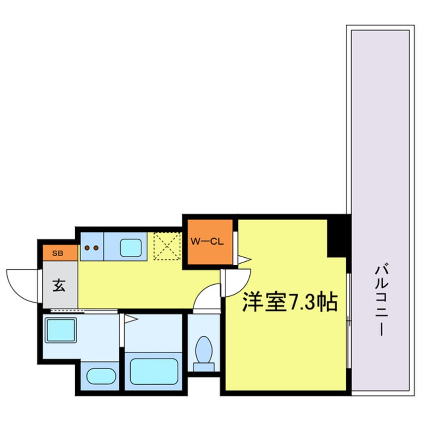 間取図 エスコート中津