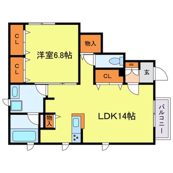 間取図 トレイル上福島