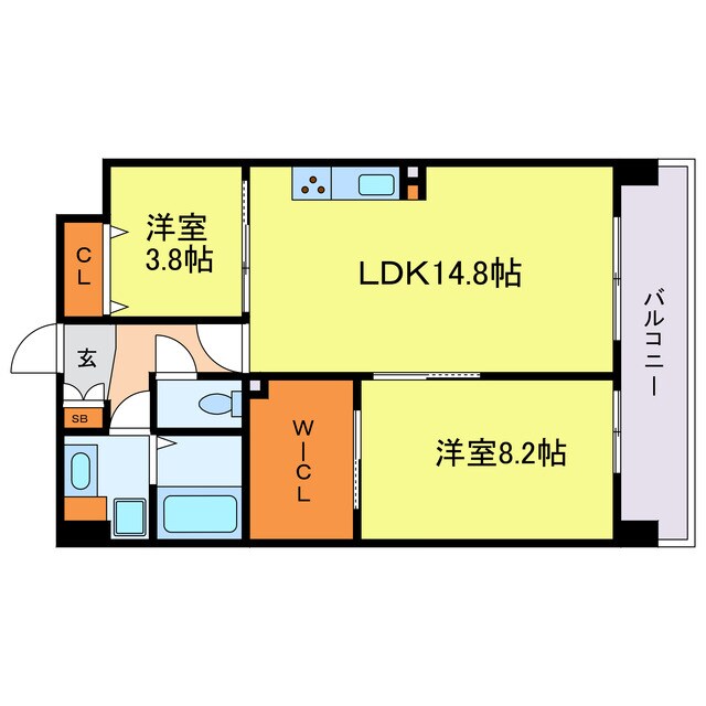 間取り図 Alivis野田阪神