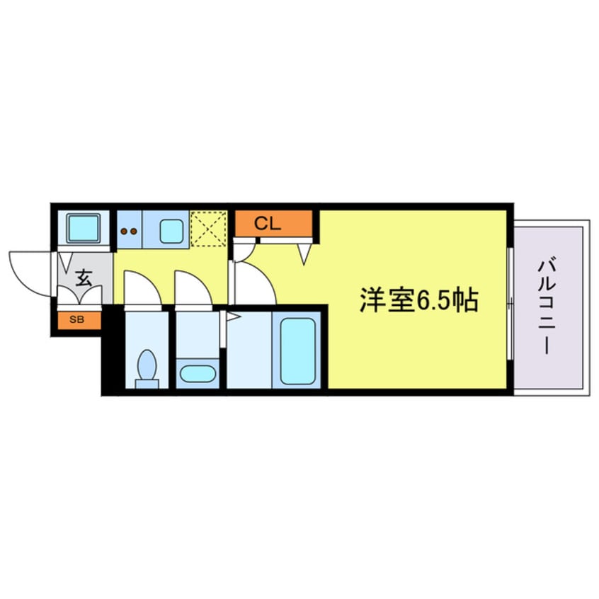 間取図 レジュールアッシュOSAKAGATEWAY