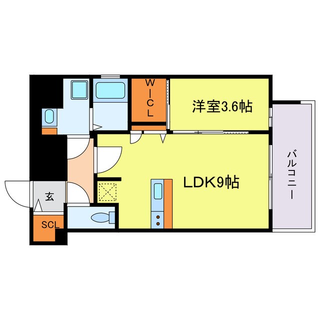 間取り図 レジュールアッシュOSAKAGATEWAY