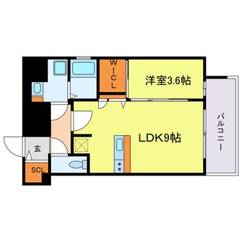 間取図 レジュールアッシュOSAKAGATEWAY