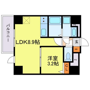 間取図 ジーグランデ九条