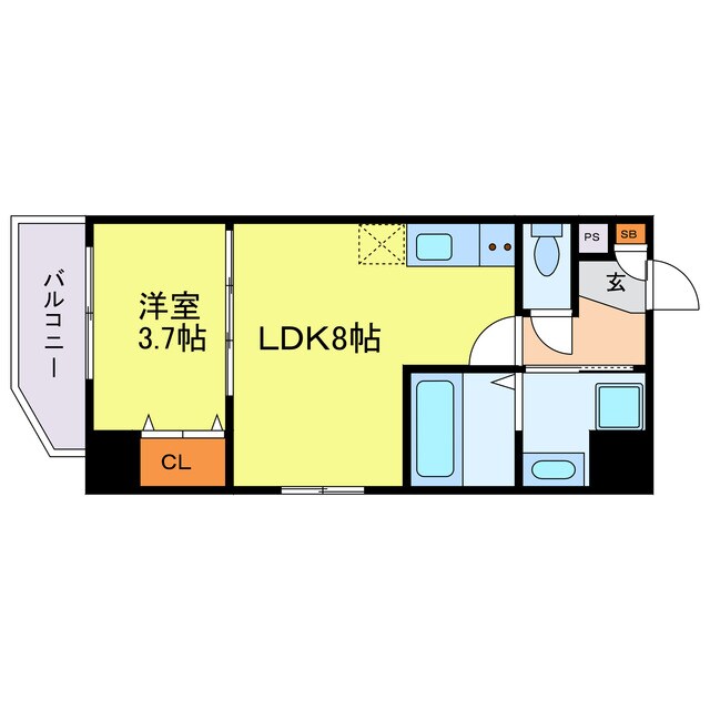 間取り図 ジーグランデ九条