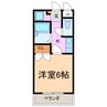 グレース平針 1Kの間取り