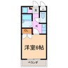 グレース平針 1Kの間取り