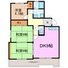 リバービレッジハイツ 3DKの間取り
