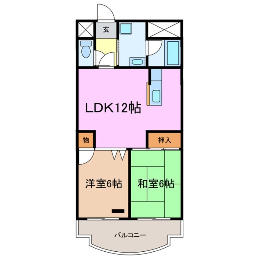 間取図 ニッシンパークサイド