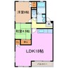 グレースムラセ 2LDKの間取り