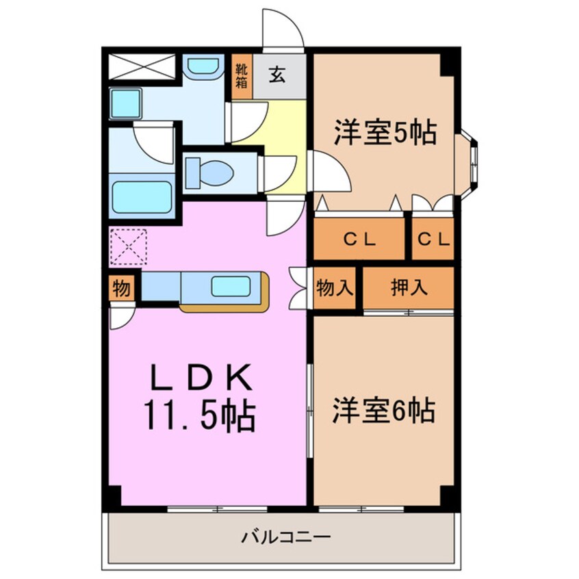 間取図 シャンテクレア