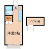 エステートピア岩崎台 1Rの間取り