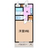 ジョイフル音貝 1Kの間取り