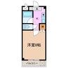 ジョイフル音貝 1Kの間取り