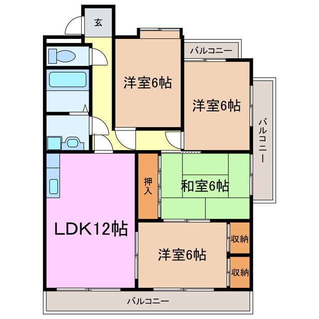 間取り図 ホーム岩崎台