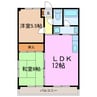 ビューパレー平針 2LDKの間取り