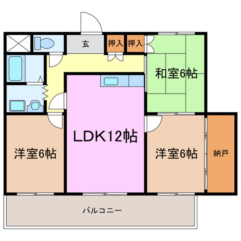 間取図 ネオ岩崎台