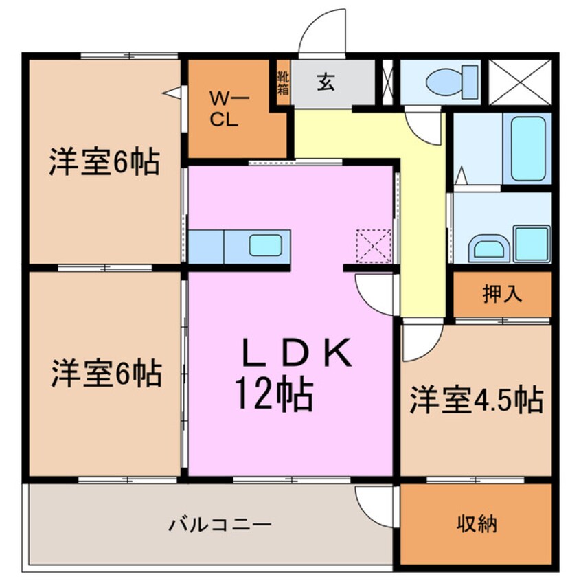 間取図 ネオ岩崎台