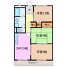 エスポワール藤塚 3DKの間取り