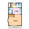 メルヴェーユ45 1DKの間取り