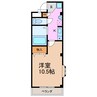 レジデンス青山ミレニアム 1Kの間取り
