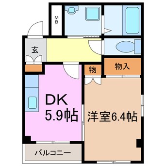間取図 グリーン･マルツ