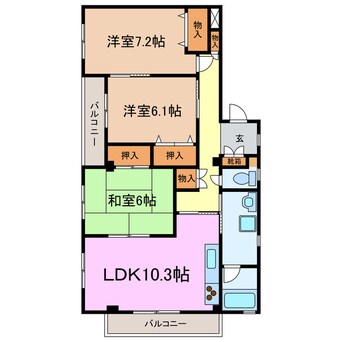 間取図 グリーン･マルツ