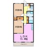 ファンタジア 2LDKの間取り