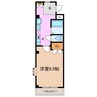 メゾン若王子 1Kの間取り