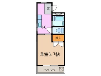 間取図 プラザコレージュ