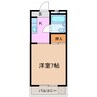 レインボーハイツ 1Kの間取り