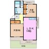 ヒルズ赤池 2LDKの間取り