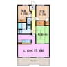 グランドヒルズ日進 3LDKの間取り