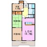 グランドヒルズ日進 3LDKの間取り