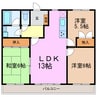 レジデンス赤池 3LDKの間取り