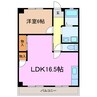 ラフィーネ･カニエ 1LDKの間取り
