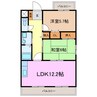 ABBEY ROAD 2LDKの間取り