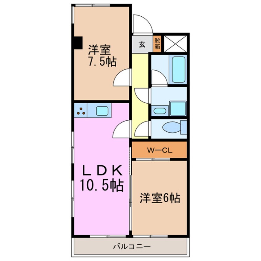 間取図 ペアシティーⅠ