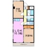 ペアシティーⅠ 2LDKの間取り