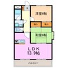 ヴィオラ日進 2LDKの間取り