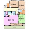 香久山フォレストワン 3LDKの間取り